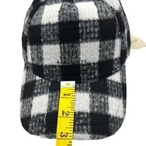 All Saints | Accessories | Allsaints Check Adjustable  AllSaints Check Adjustable Baseball Cap main image 1